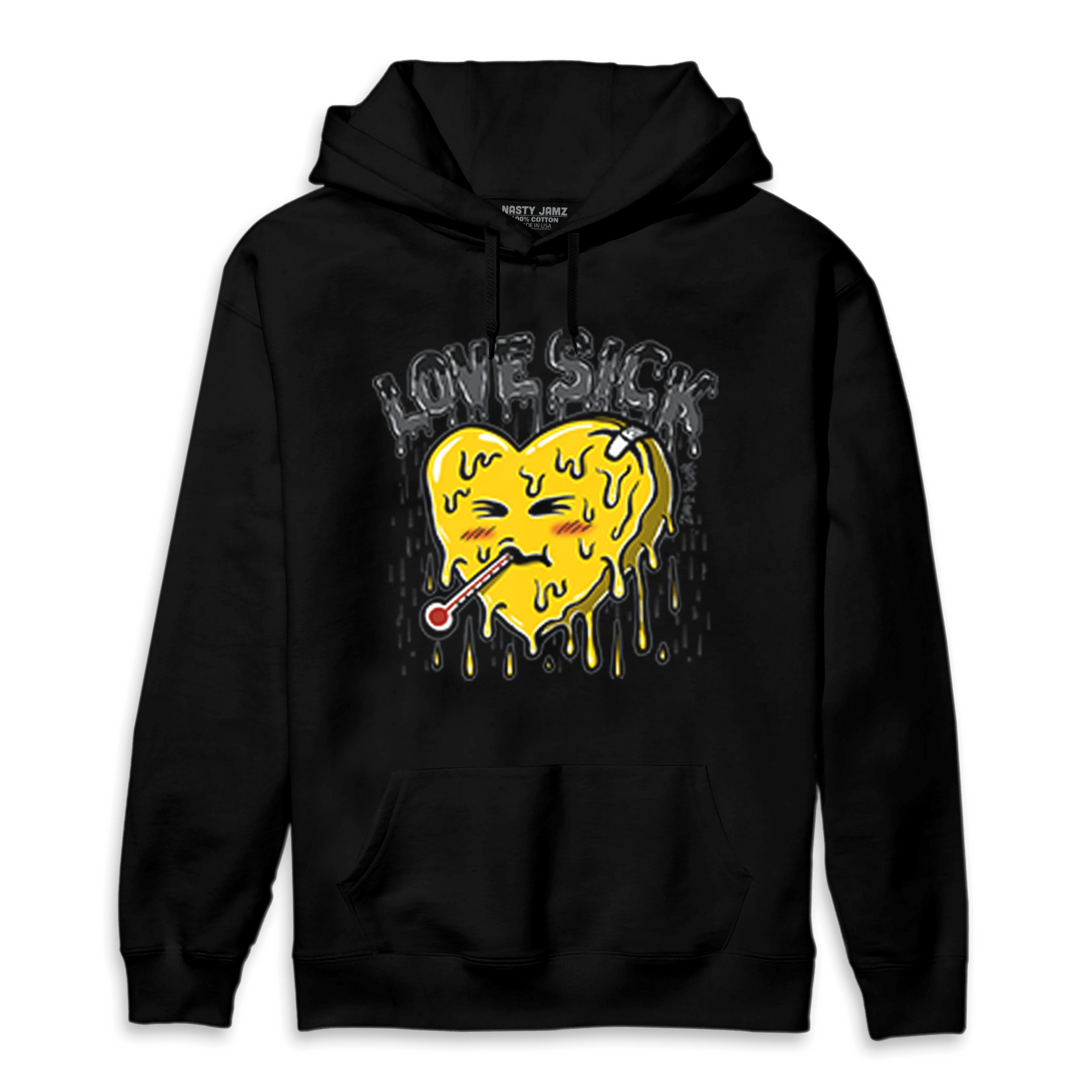 Thunder 4s Hoodie Match Love Sick - NastyJamz