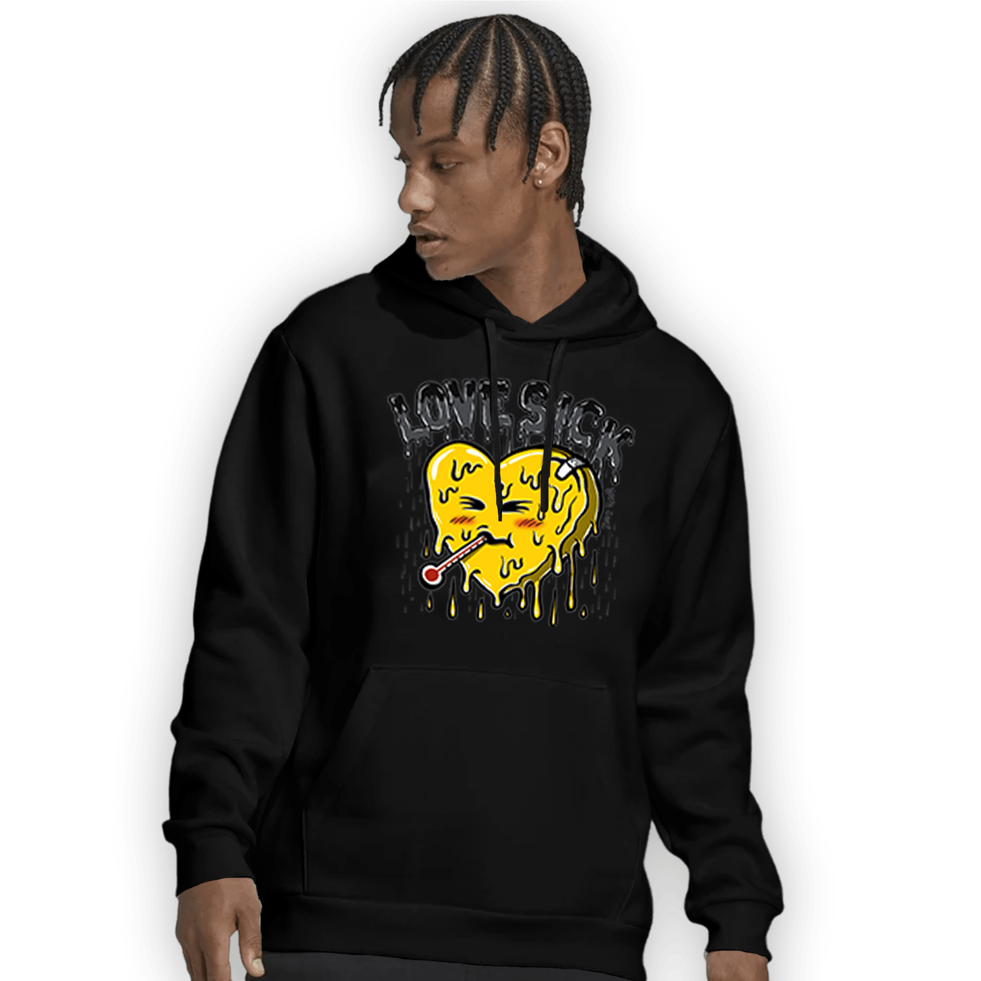 Thunder 4s Hoodie Match Love Sick - NastyJamz