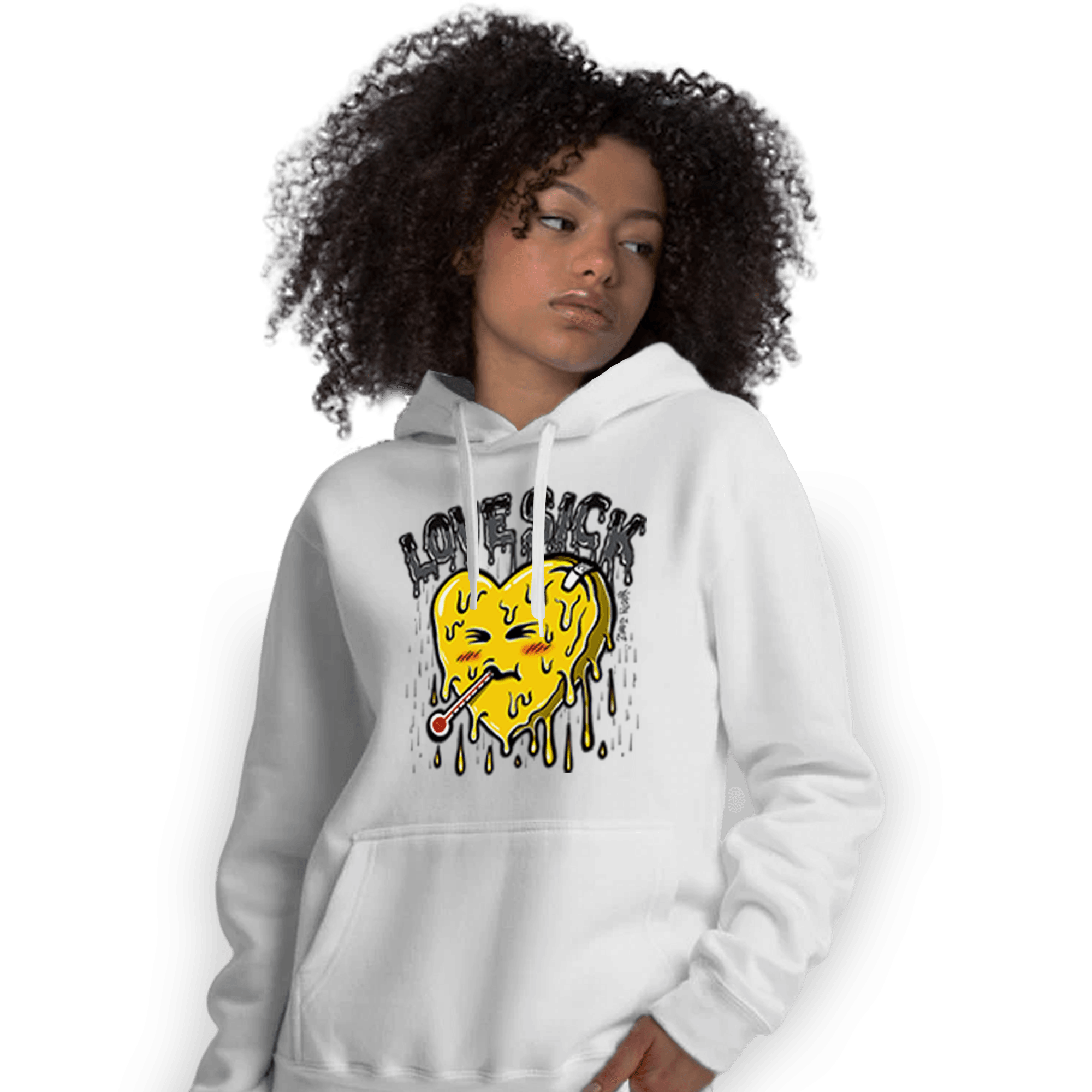 Thunder 4s Hoodie Match Love Sick - NastyJamz