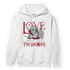Cherry 11s Hoodie Match Love Thy Haters Angel - NastyJamz
