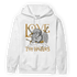 Wheat 13s Hoodie Match Love Thy Haters Angel - NastyJamz