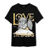 Mid SE Black Gold 1s T Shirt Match Love Thy Haters Angel - NastyJamz