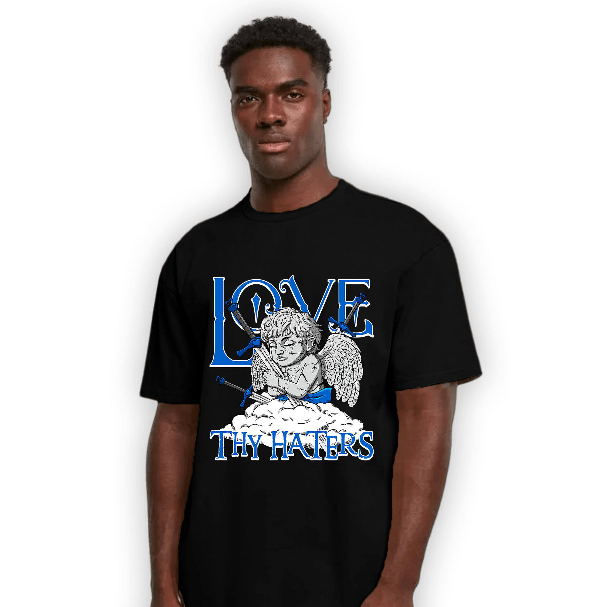 Royal Reimagined 1s T Shirt Match Love Thy Haters Angel - NastyJamz