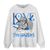 Royal Reimagined 1s Sweatshirt Match Love Thy Haters Angel - NastyJamz