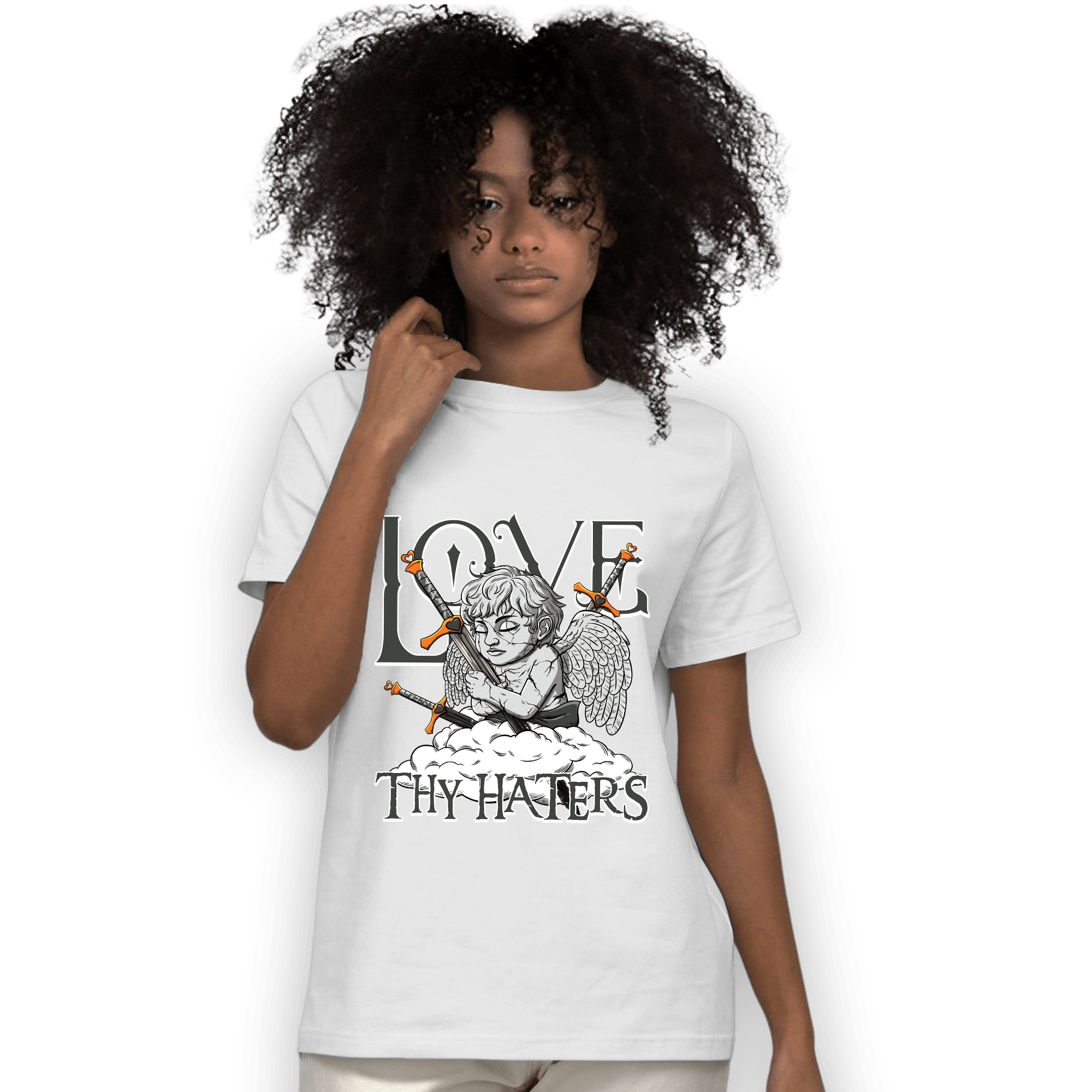 Fear Pack 3s T Shirt Match Love Thy Haters Angel - NastyJamz