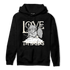 Off Noir 3s Hoodie Match Love Thy Haters Angel - NastyJamz