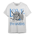 University Blue 5s T Shirt Match Love Thy Haters Angel - NastyJamz