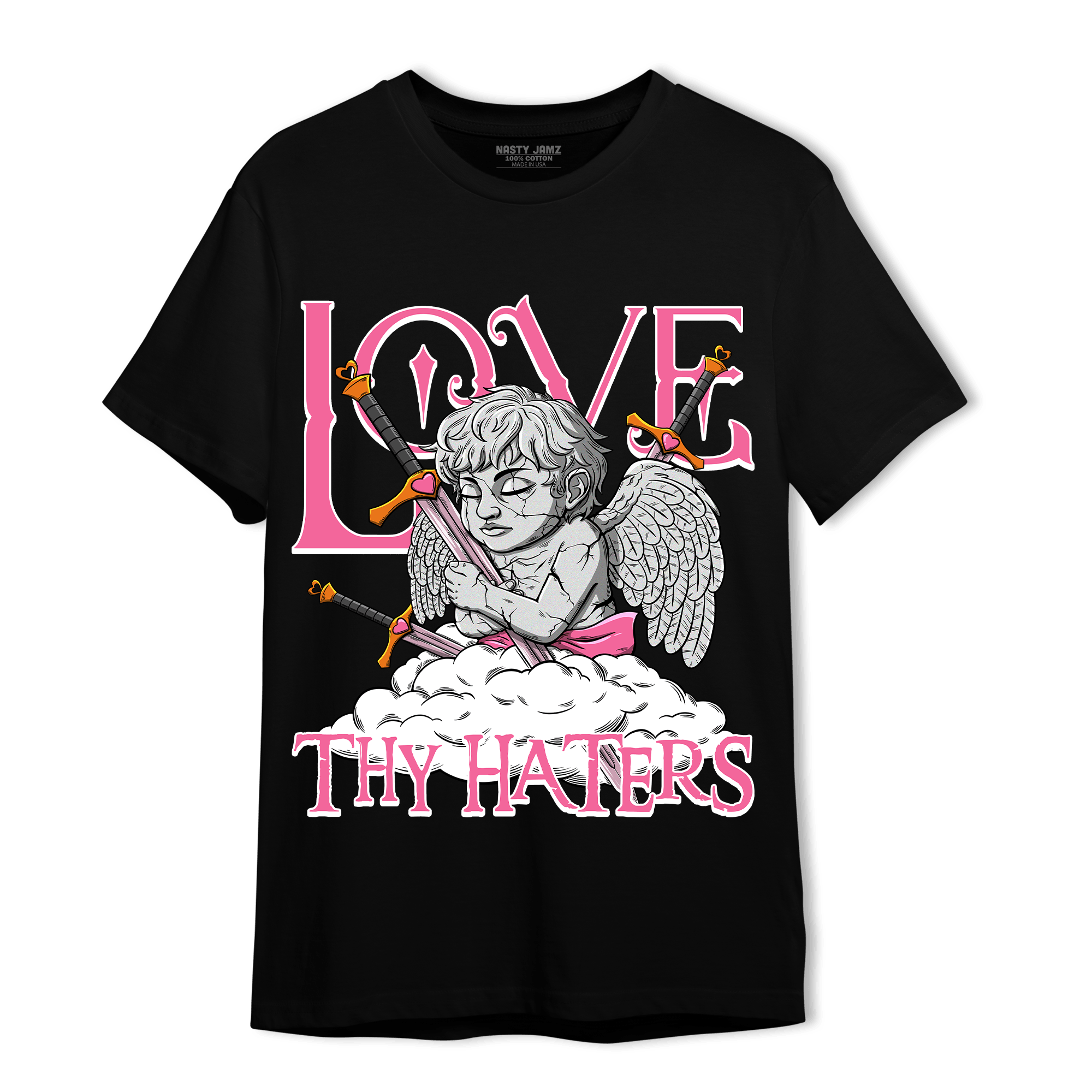 SB Dunk Blossom T Shirt Match Love Thy Haters Angel - NastyJamz