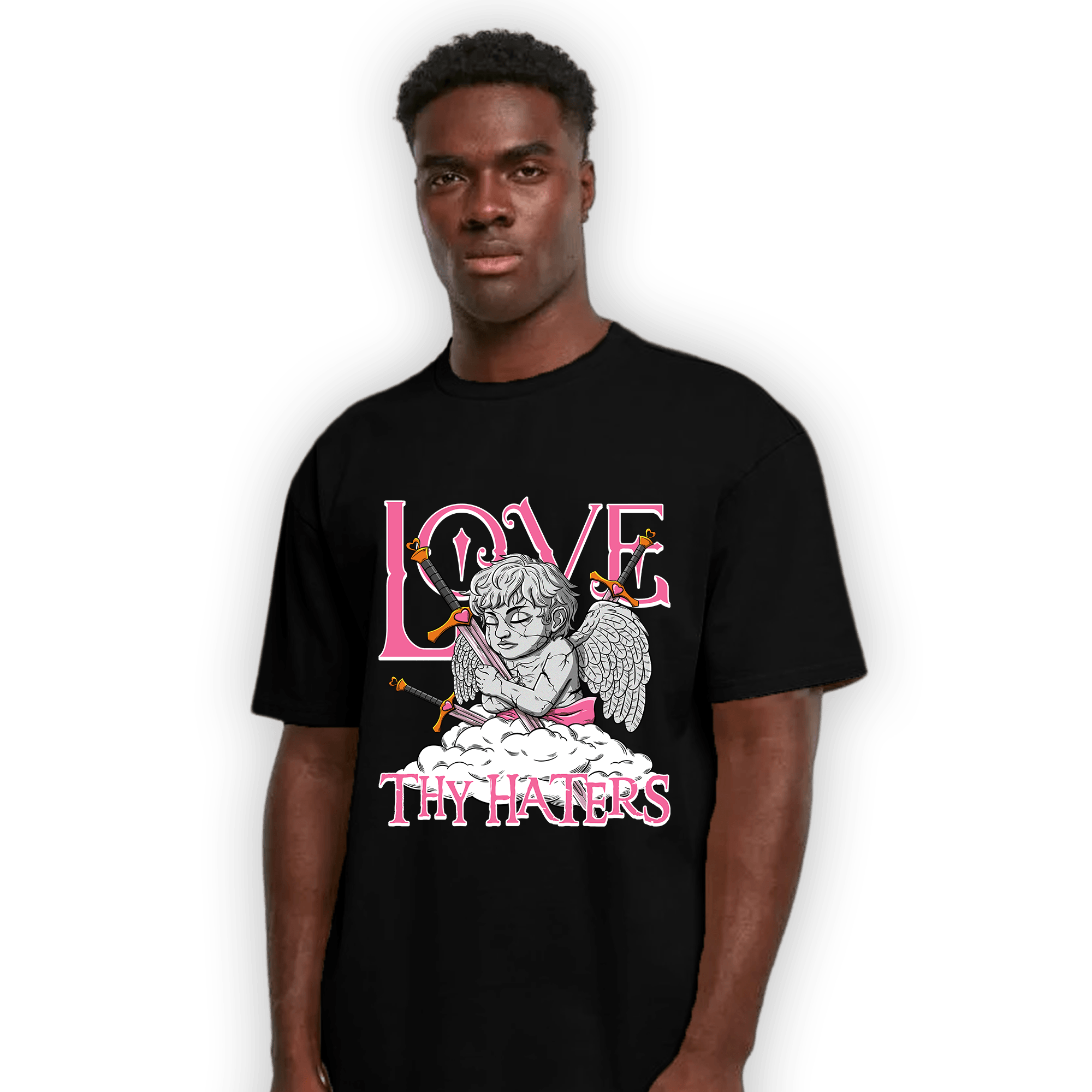 SB Dunk Blossom T Shirt Match Love Thy Haters Angel - NastyJamz