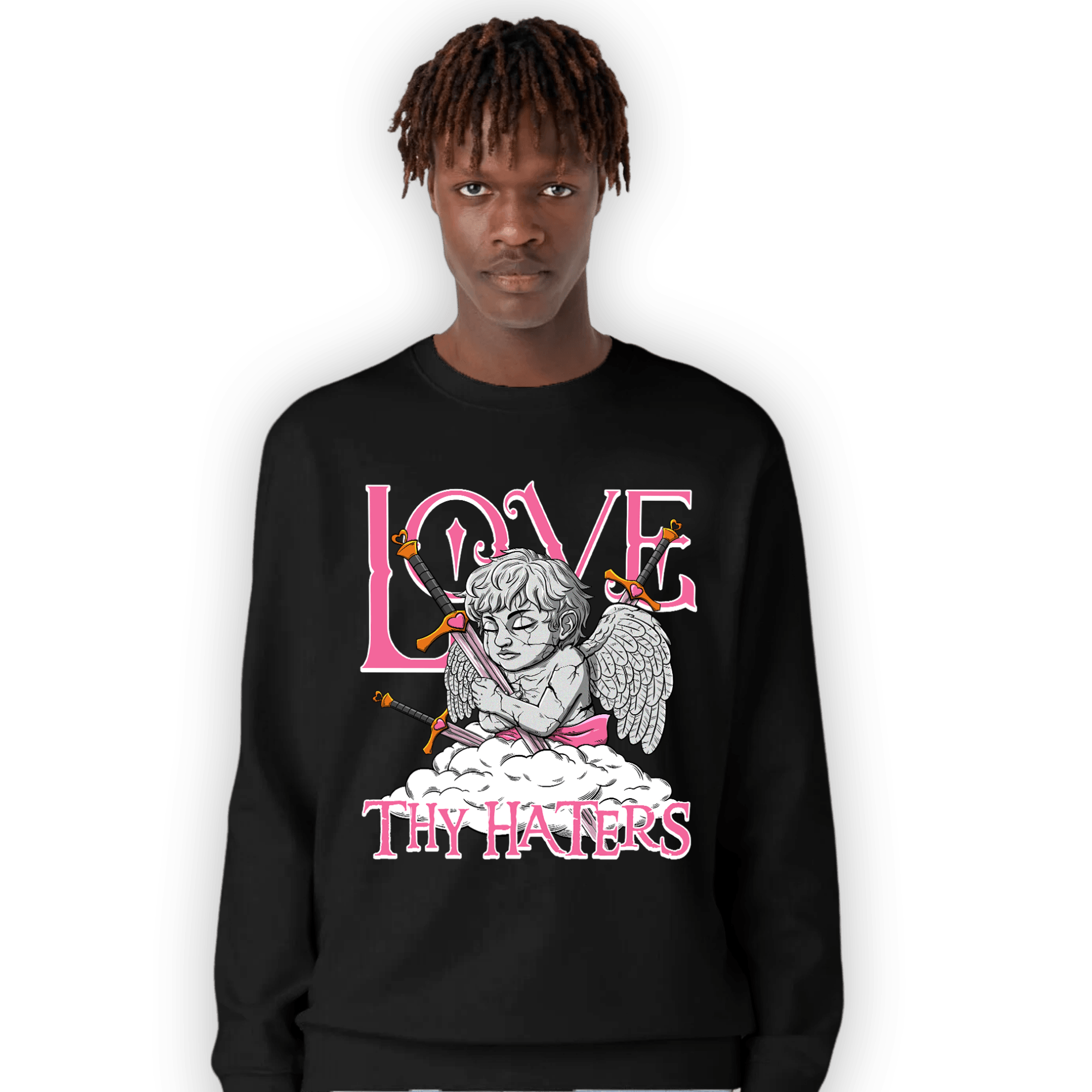 SB Dunk Blossom Sweatshirt Match Love Thy Haters Angel - NastyJamz