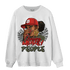 Dunk Low Mystic Red Sweatshirt Match Melanin Chasing Money - NastyJamz