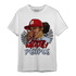Cherry 11s T Shirt Match Melanin Chasing Money - NastyJamz