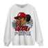 Cherry 11s Sweatshirt Match Melanin Chasing Money - NastyJamz