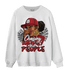 Cherry 12s Sweatshirt Match Melanin Chasing Money - NastyJamz