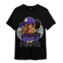 Field Purple 12s T Shirt Match Melanin Chasing Money - NastyJamz