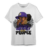 Field Purple 12s T Shirt Match Melanin Chasing Money - NastyJamz
