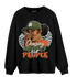 High OG Celadon 1s Sweatshirt Match Melanin Chasing Money - NastyJamz