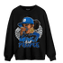 Royal Reimagined 1s Sweatshirt Match Melanin Chasing Money - NastyJamz