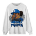 Royal Reimagined 1s Sweatshirt Match Melanin Chasing Money - NastyJamz