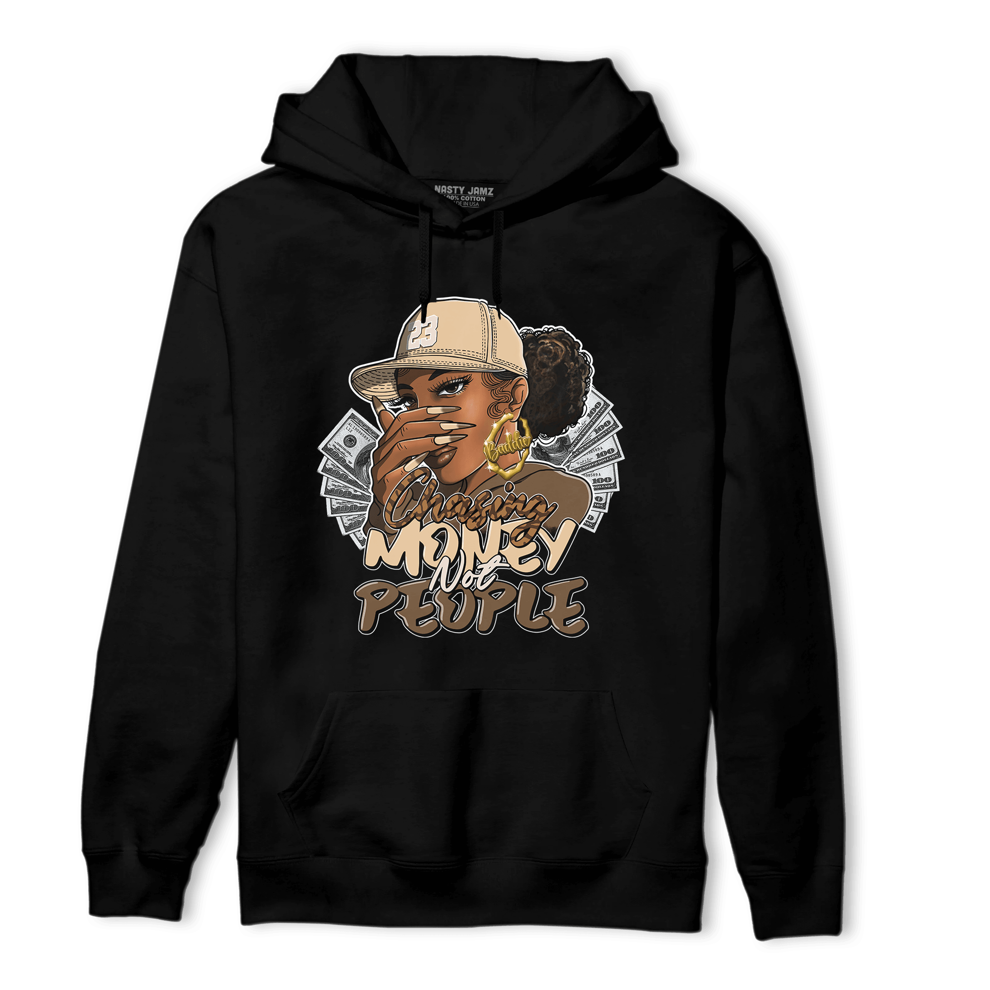 Palomino 3s Hoodie Match Melanin Chasing Money - NastyJamz