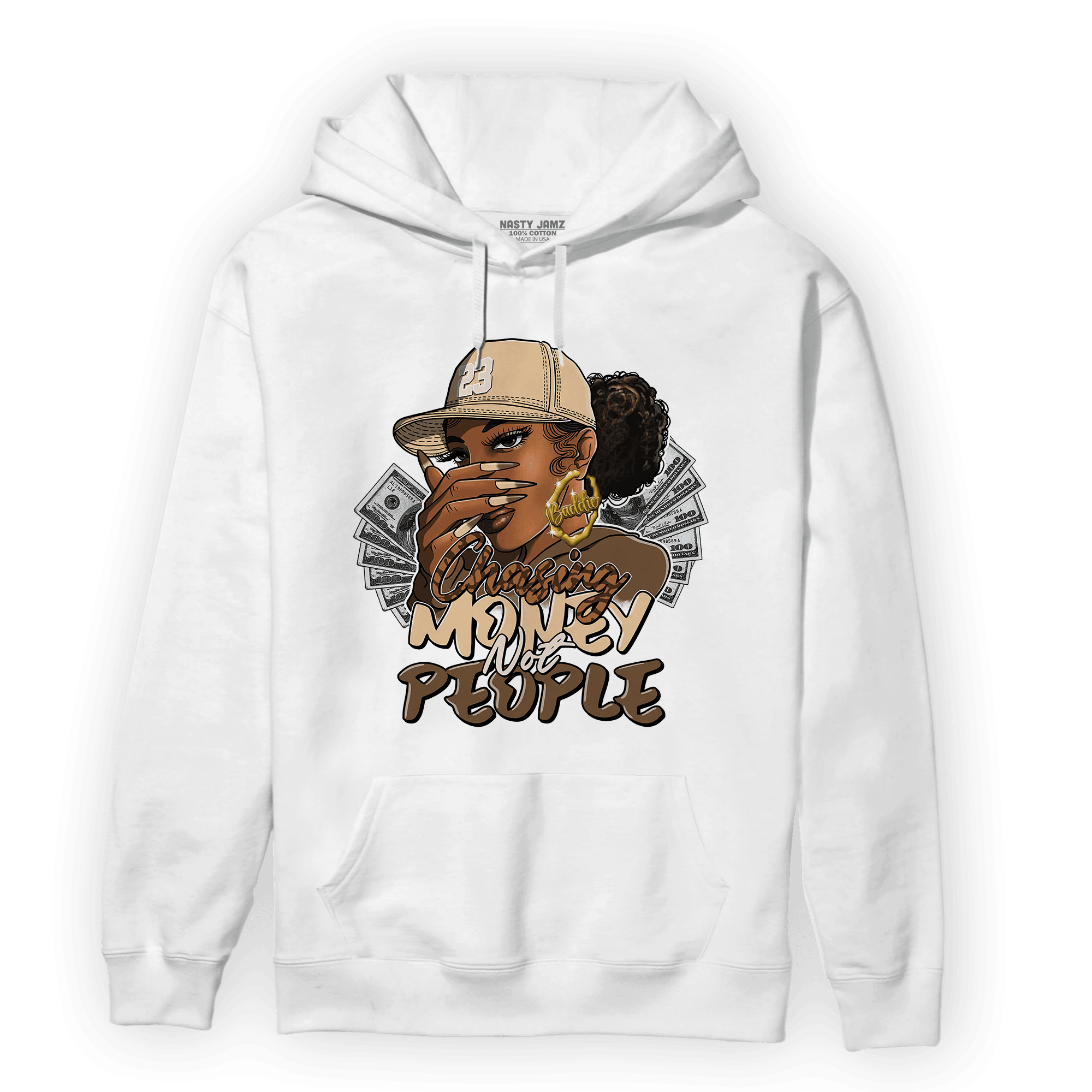 Palomino 3s Hoodie Match Melanin Chasing Money - NastyJamz