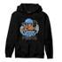 University Blue 5s Hoodie Match Melanin Chasing Money - NastyJamz