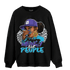 Aqua 6s Sweatshirt Match Melanin Chasing Money - NastyJamz