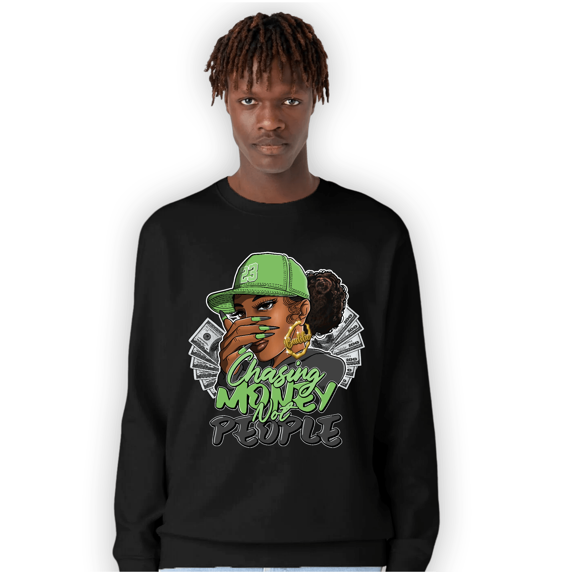 SB Dunk Buttercup Sweatshirt Match Melanin Chasing Money - NastyJamz