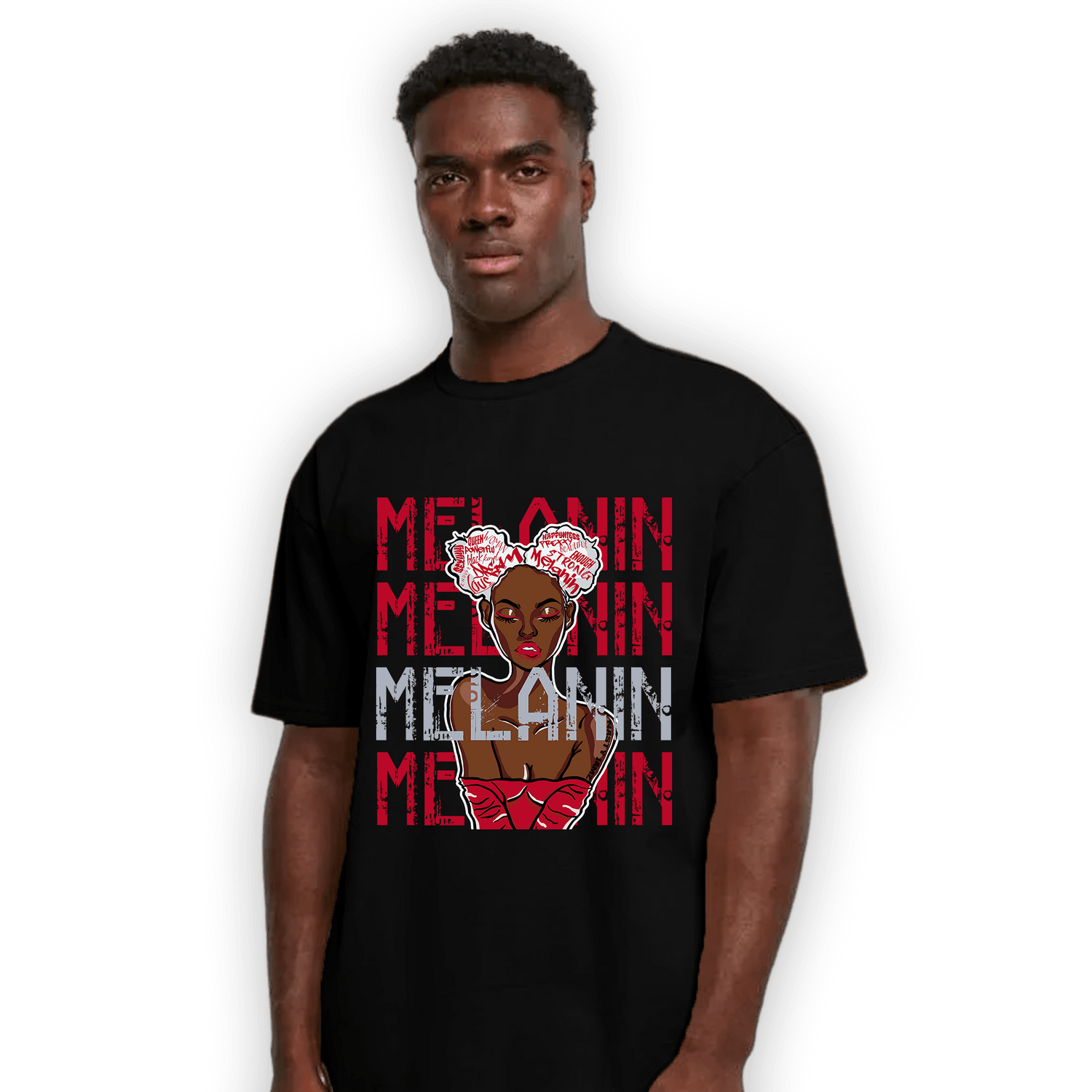 Cherry 11s T Shirt Match Melanin Girl - NastyJamz