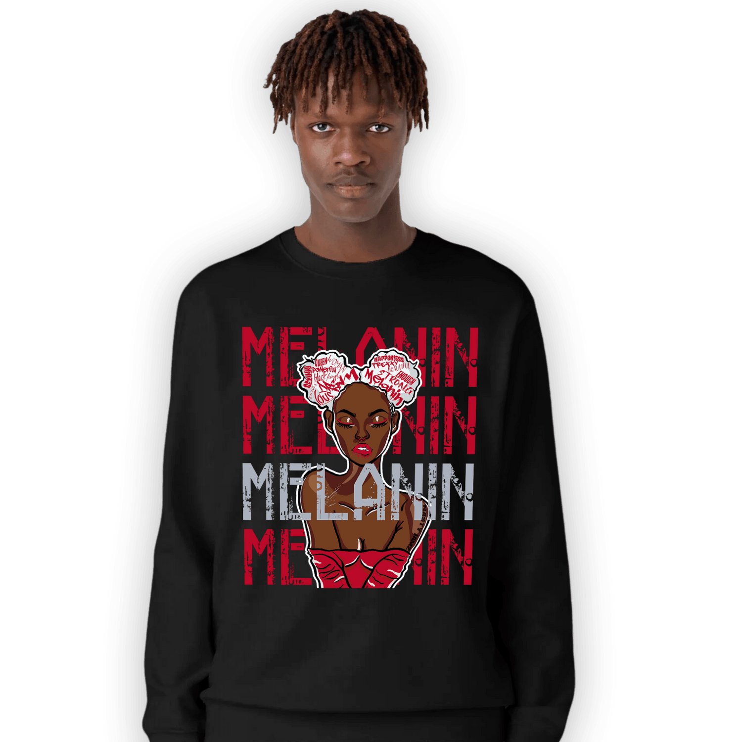 Cherry 11s Sweatshirt Match Melanin Girl - NastyJamz