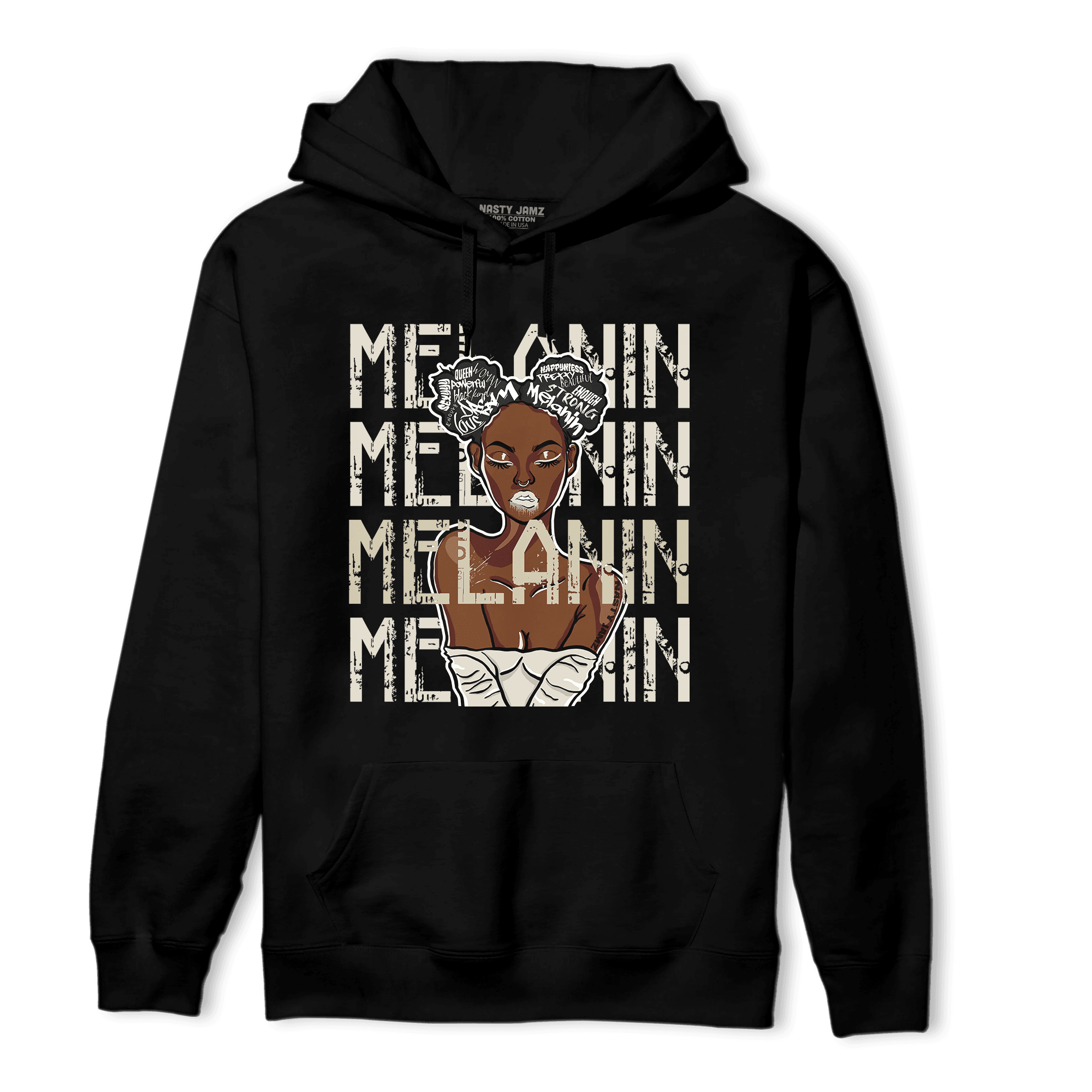 Gratitude 11s Hoodie Match Melanin Girl - NastyJamz