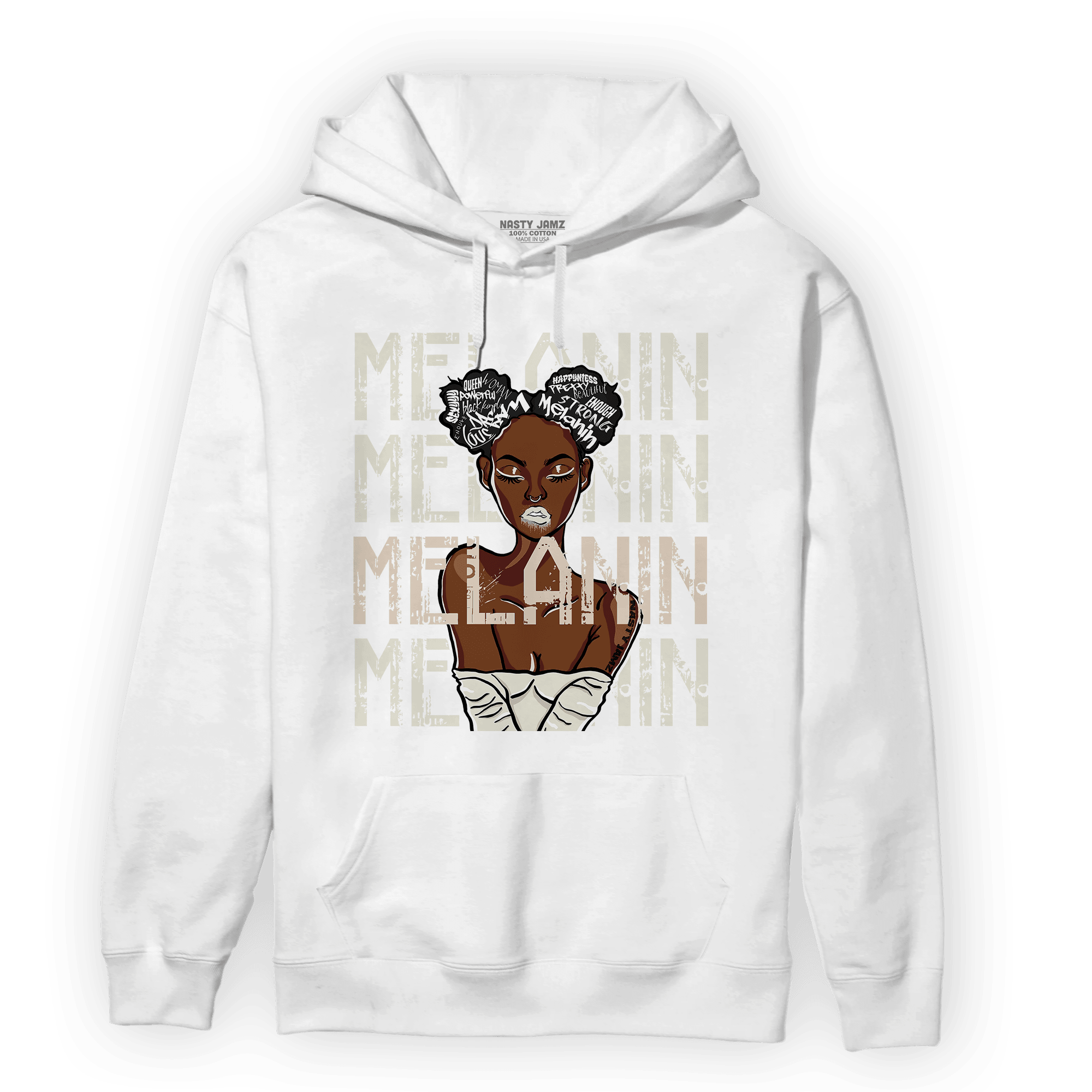 Neapolitan 11s Hoodie Match Melanin Girl - NastyJamz