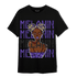 Field Purple 12s T Shirt Match Melanin Girl - NastyJamz