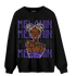 Field Purple 12s Sweatshirt Match Melanin Girl - NastyJamz