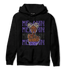 Field Purple 12s Hoodie Match Melanin Girl - NastyJamz