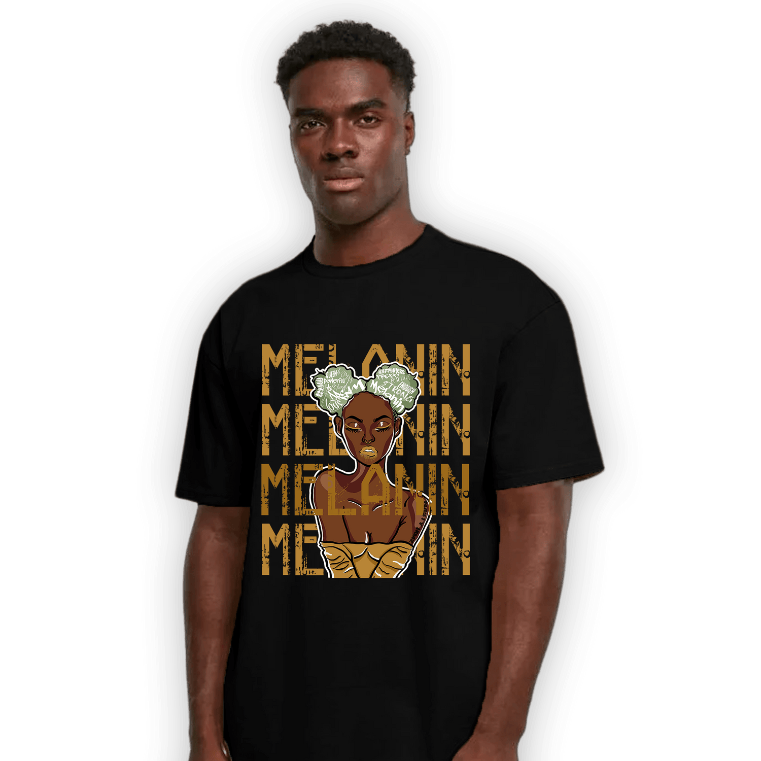 Wheat 13s T Shirt Match Melanin Girl - NastyJamz