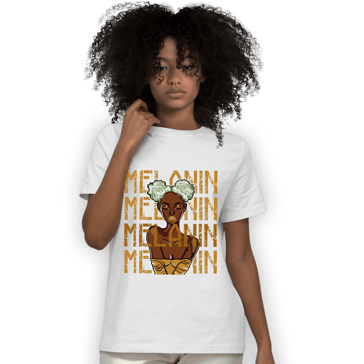 Wheat 13s T Shirt Match Melanin Girl - NastyJamz