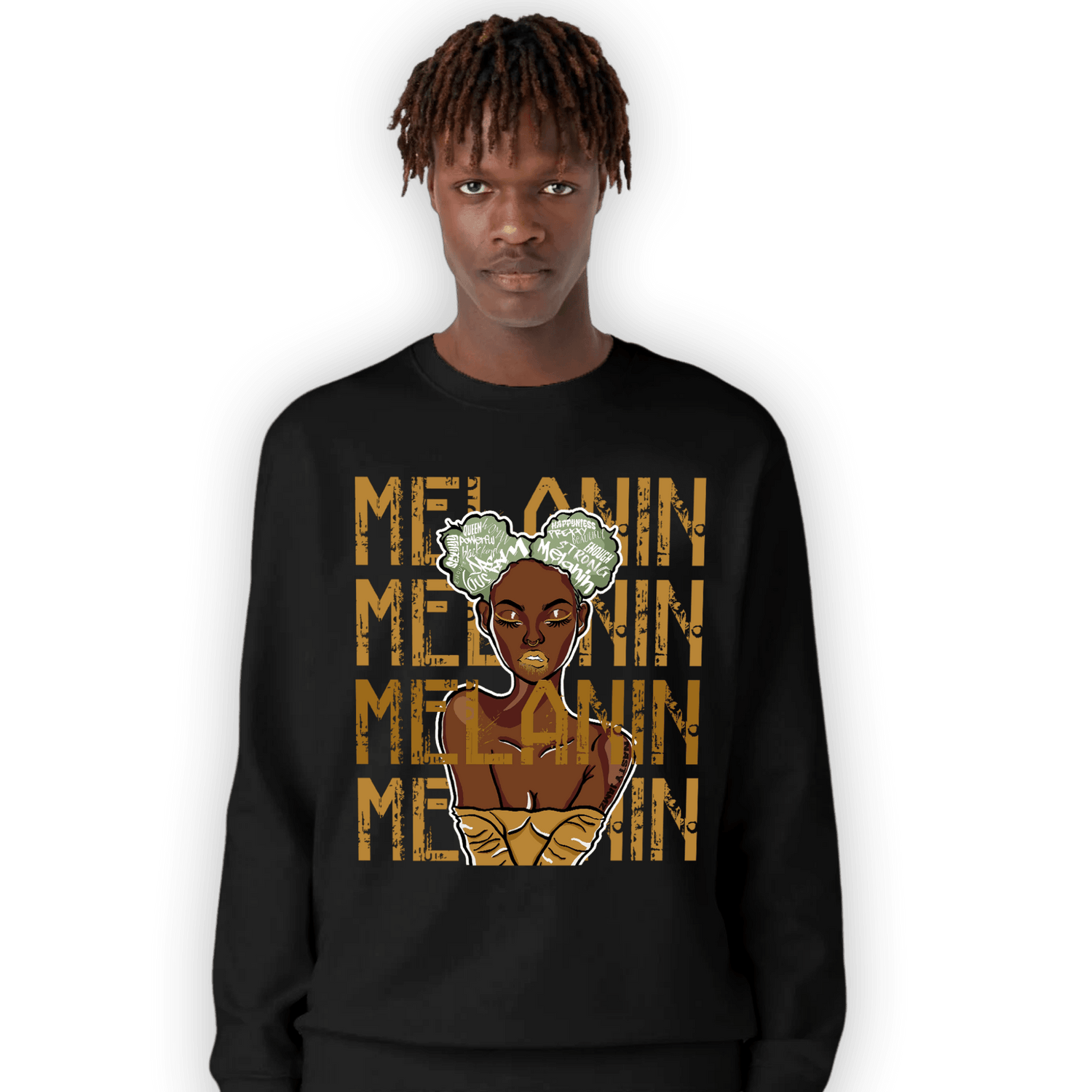 Wheat 13s Sweatshirt Match Melanin Girl - NastyJamz
