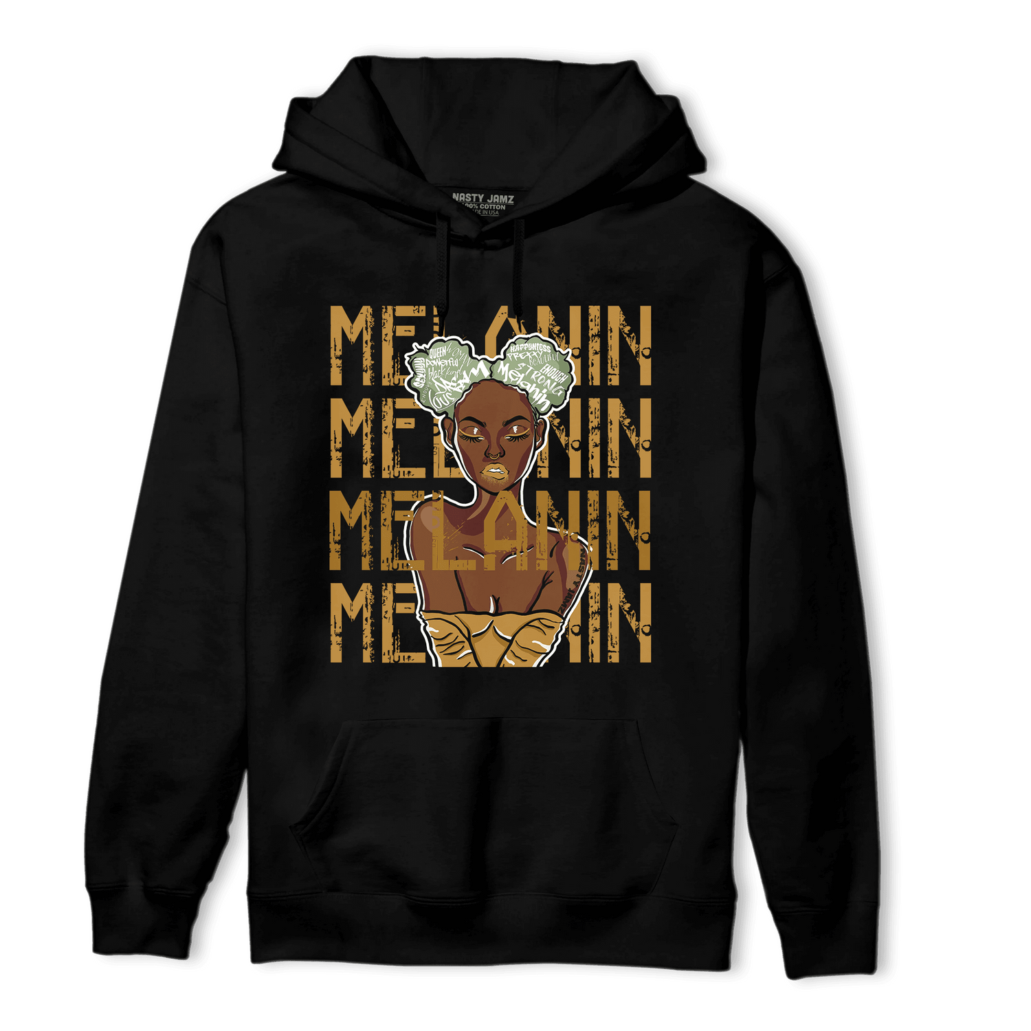 Wheat 13s Hoodie Match Melanin Girl - NastyJamz