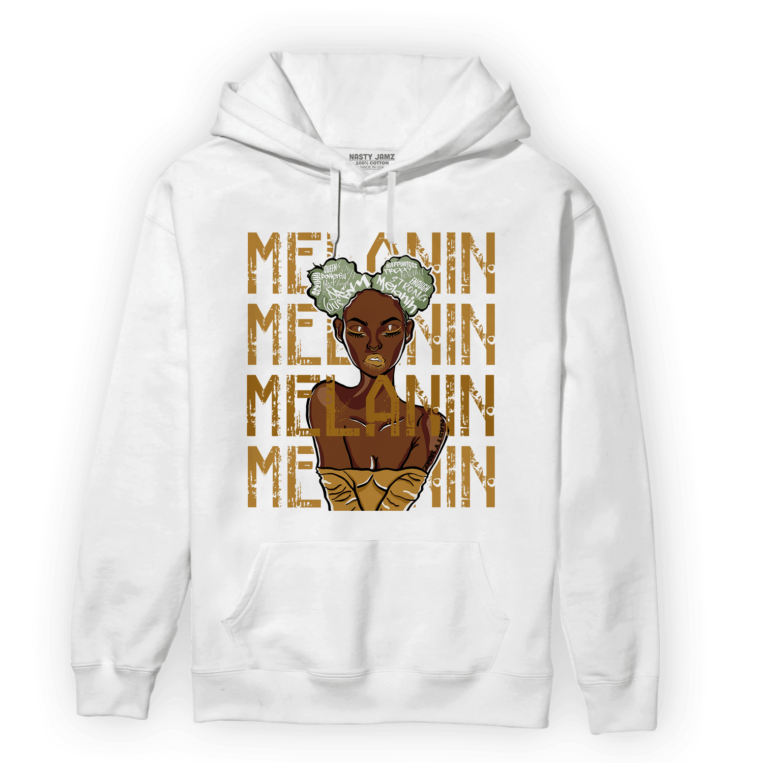 Wheat 13s Hoodie Match Melanin Girl - NastyJamz
