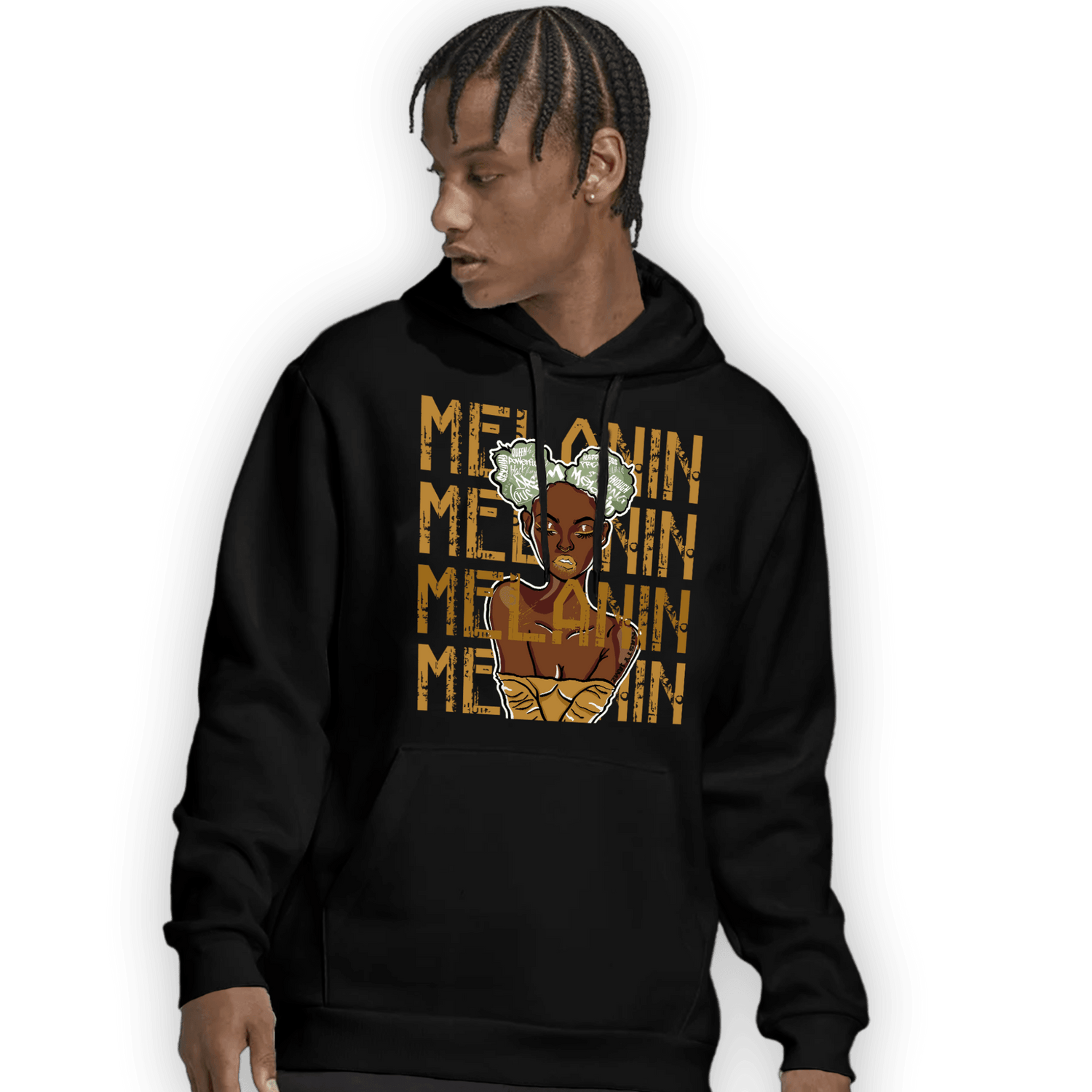 Wheat 13s Hoodie Match Melanin Girl - NastyJamz