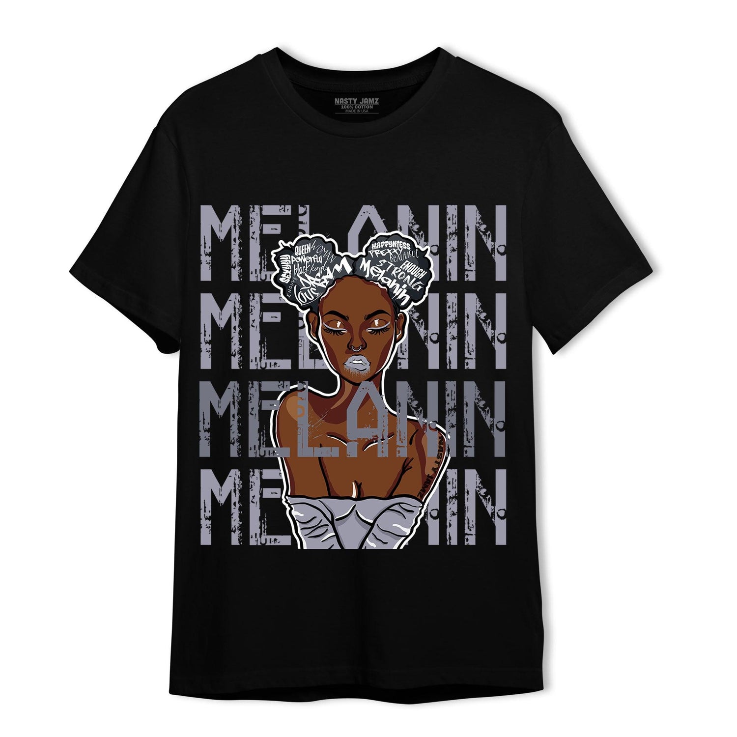 Stealth 14s T Shirt Match Melanin Girl - NastyJamz