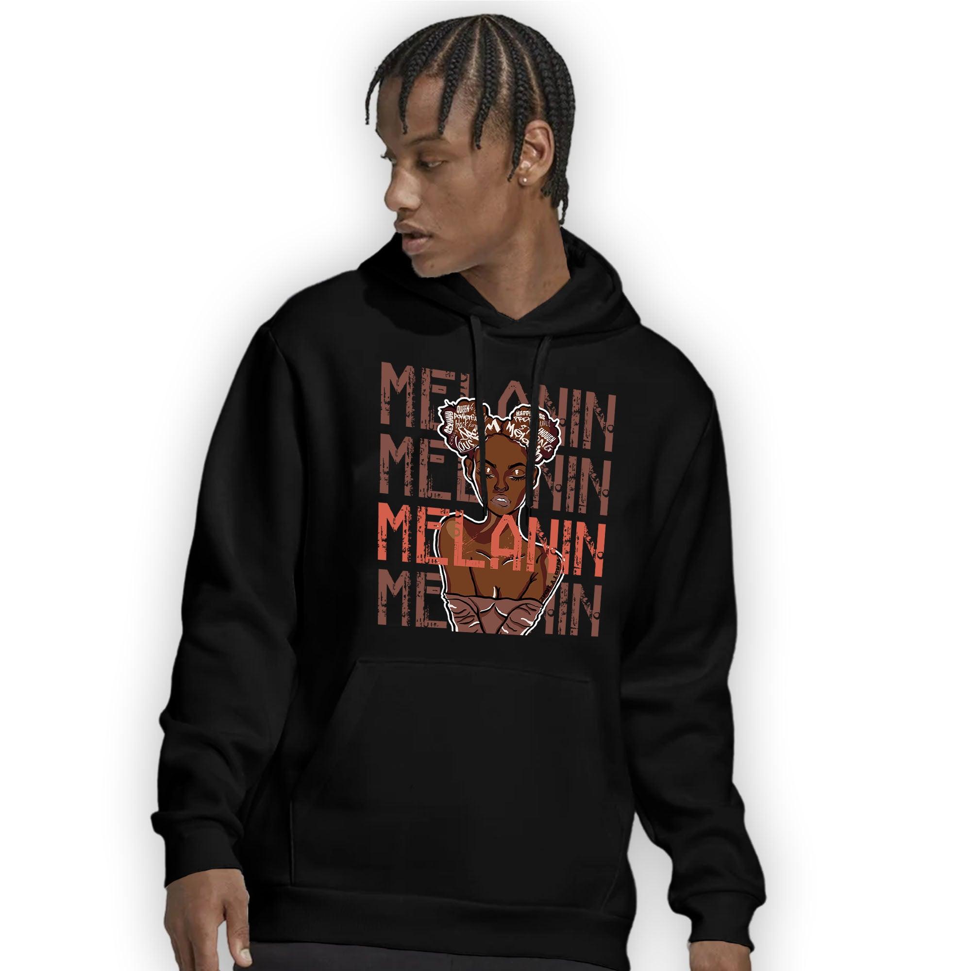 High OG Dusted Clay 1s Hoodie Match Melanin Girl - NastyJamz