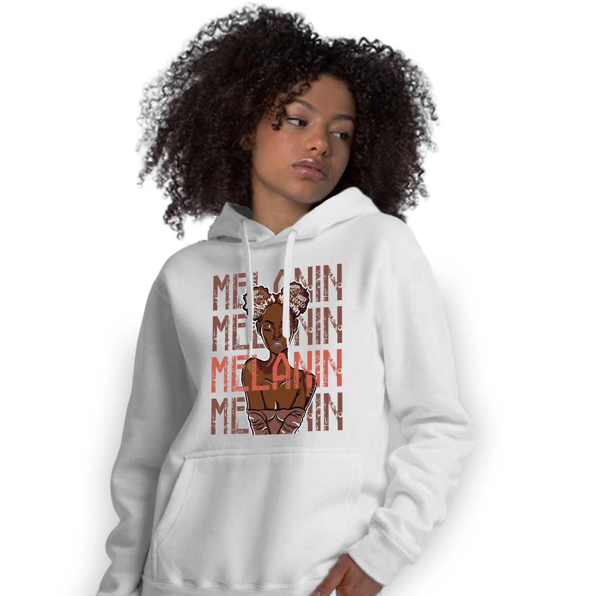 High OG Dusted Clay 1s Hoodie Match Melanin Girl - NastyJamz