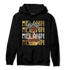 Mid SE Black Gold 1s Hoodie Match Melanin Girl - NastyJamz