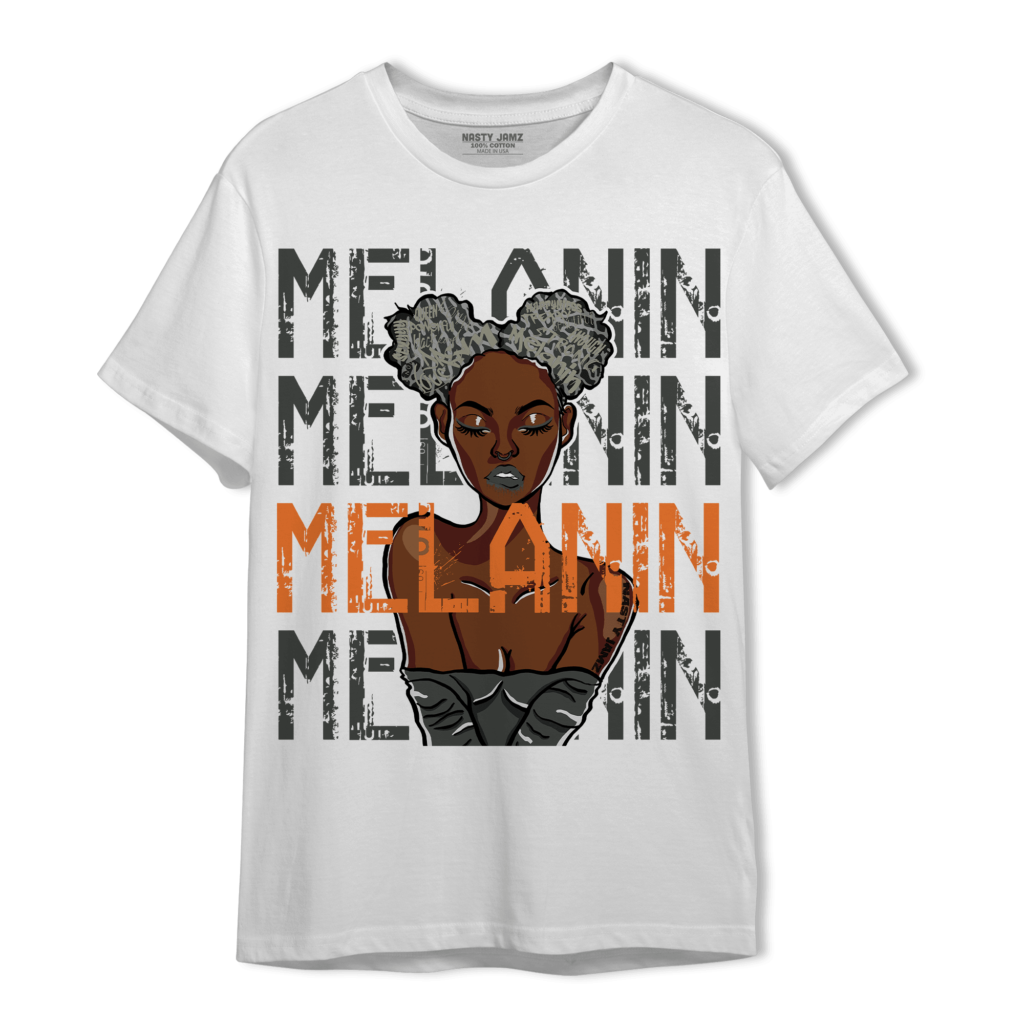 Fear Pack 3s T Shirt Match Melanin Girl - NastyJamz
