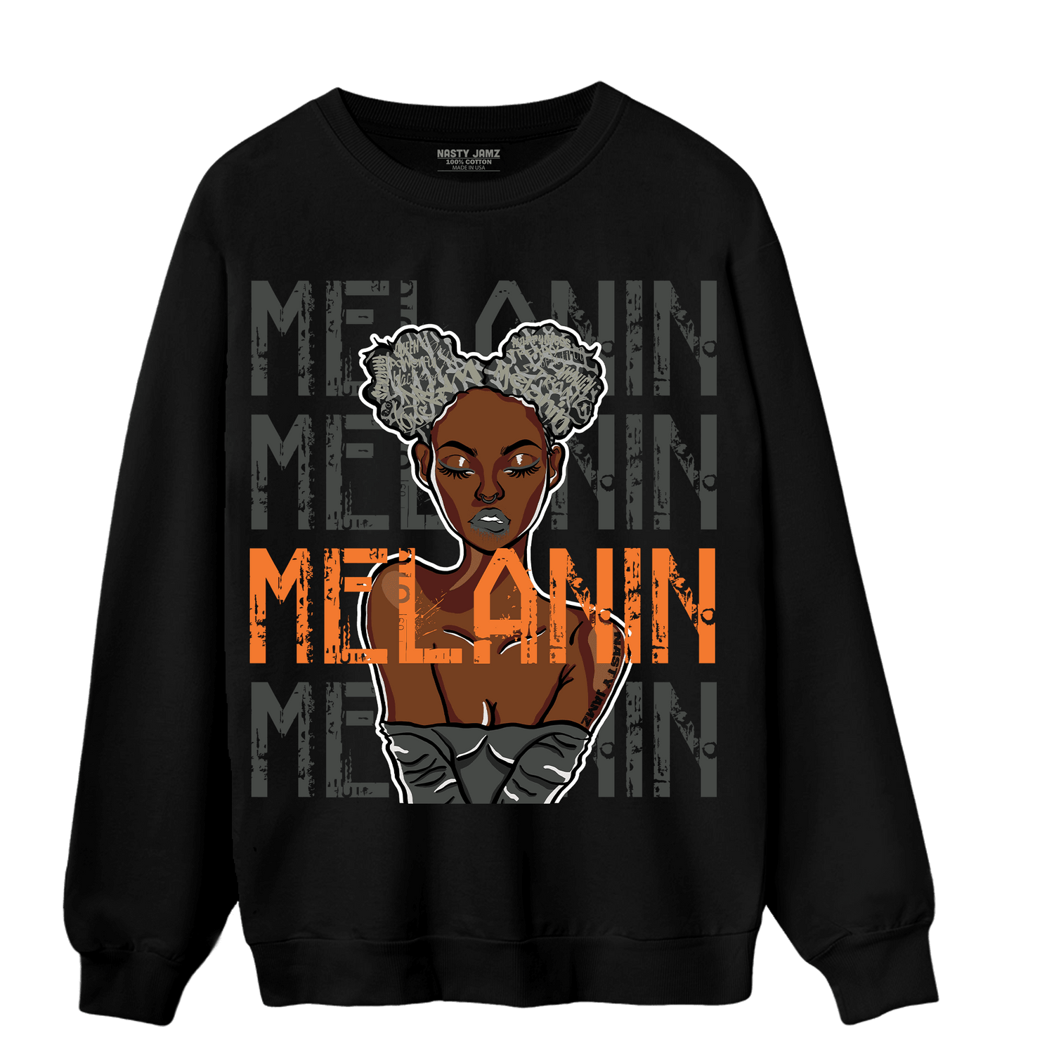 Fear Pack 3s Sweatshirt Match Melanin Girl - NastyJamz