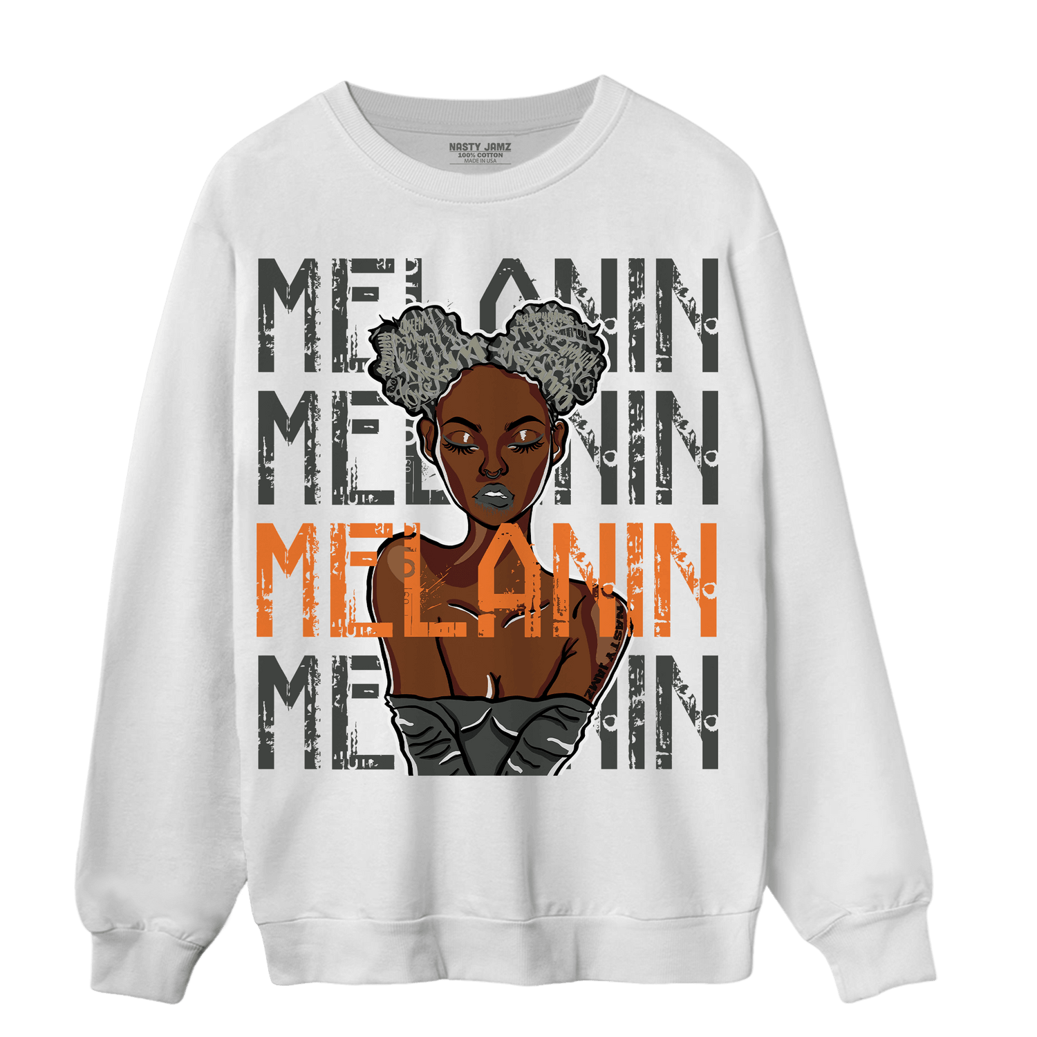 Fear Pack 3s Sweatshirt Match Melanin Girl - NastyJamz