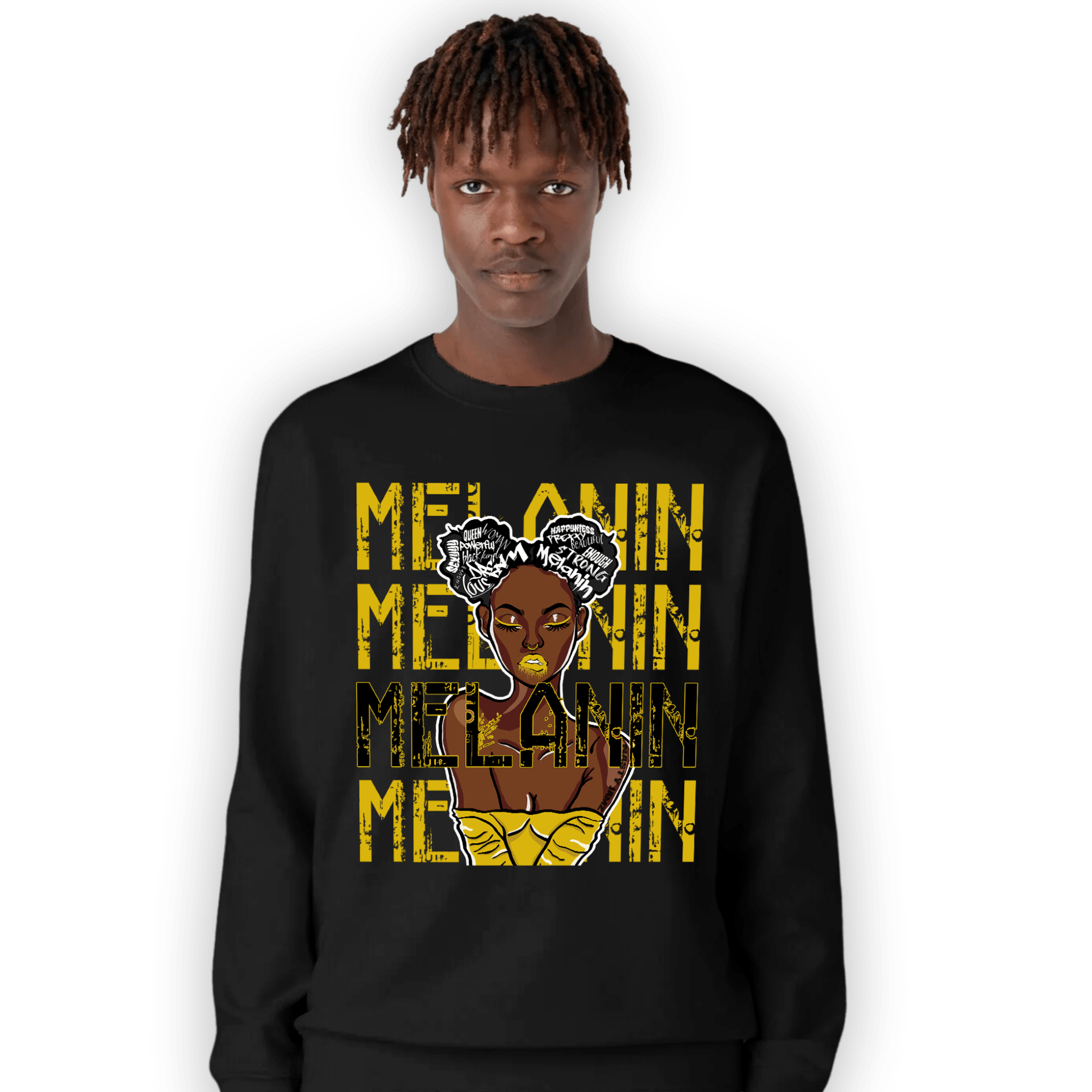 Thunder 4s Sweatshirt Match Melanin Girl - NastyJamz