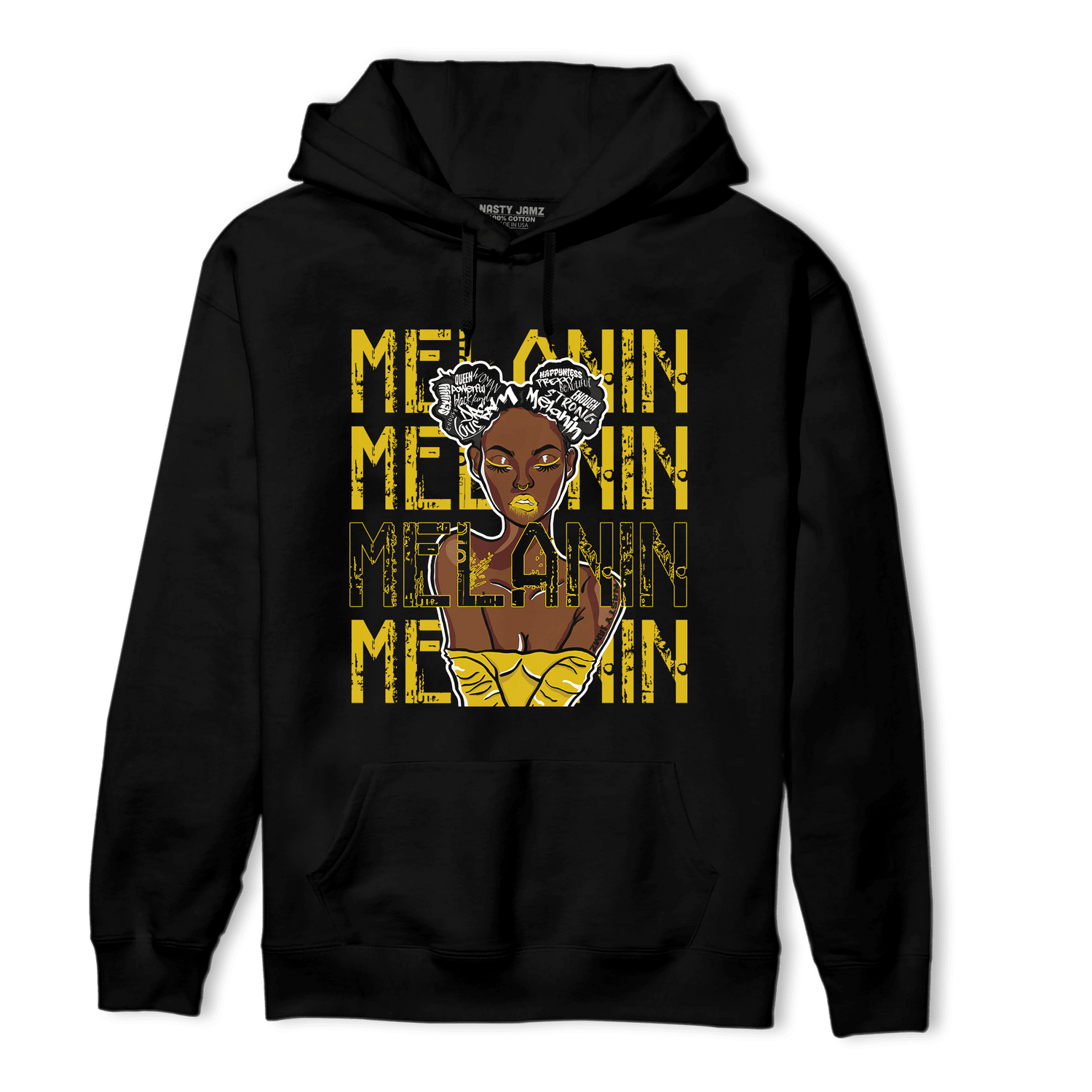 Thunder 4s Hoodie Match Melanin Girl - NastyJamz